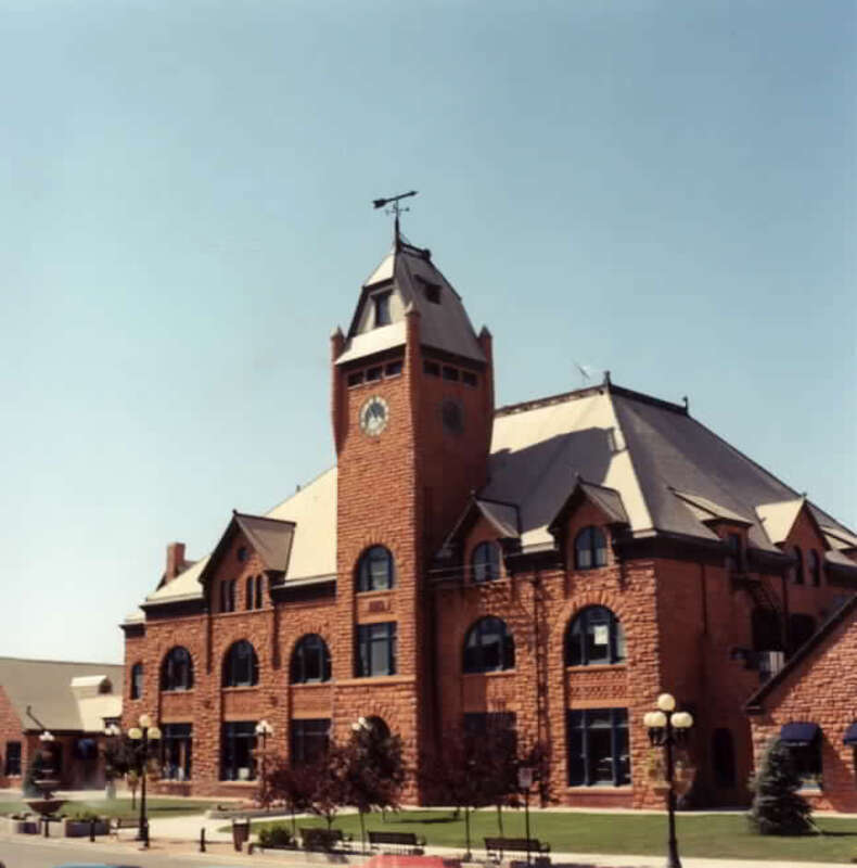Union Depot building in the Union Avenue Historic Commercial District of Pueblo, Colorado
