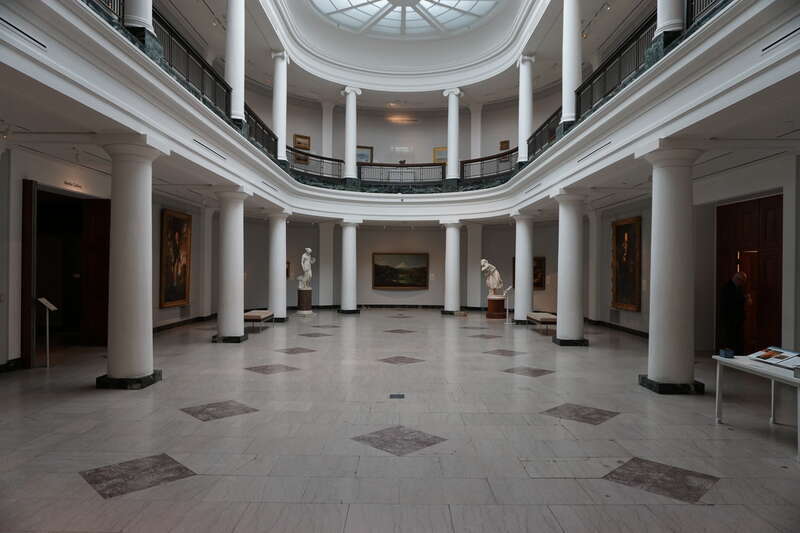 The European &amp;amp; American Art Gallery at the University of Michigan Museum of Art in Ann Arbor, Michigan (United States).