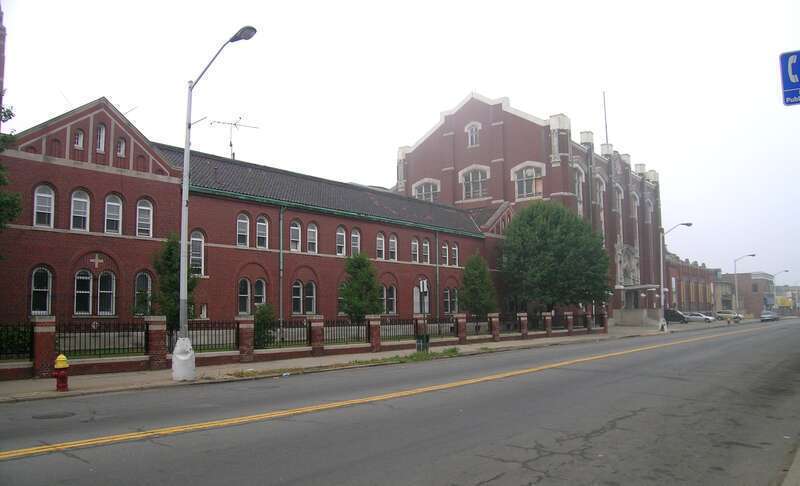 South side of Vernor at Junction, looking west.
Holy Redeemer High School
