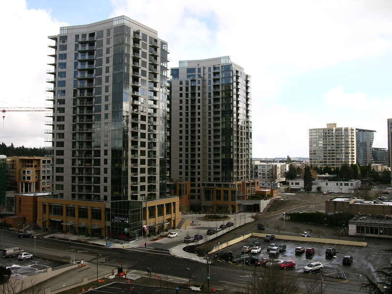 A picture of Washington Square in Bellevue Washington