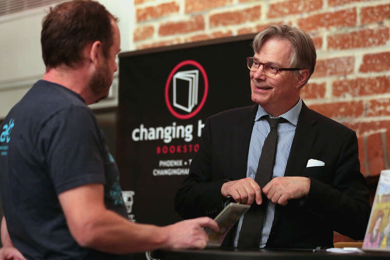 Whit Stillman speaking at a book signing, for his book &quot;Love and Friendship&quot;, hosted by the ASU Department of English at Changing Hands in Phoenix, Arizona.

Please attribute to Gage Skidmore if used elsewhere.