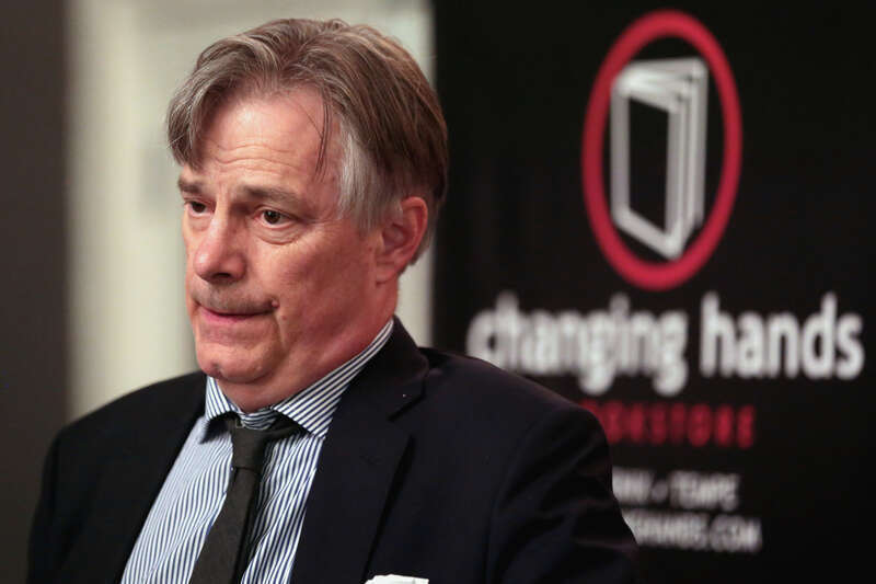 Whit Stillman speaking at a book signing, for his book &quot;Love and Friendship&quot;, hosted by the ASU Department of English at Changing Hands in Phoenix, Arizona.

Please attribute to Gage Skidmore if used elsewhere.