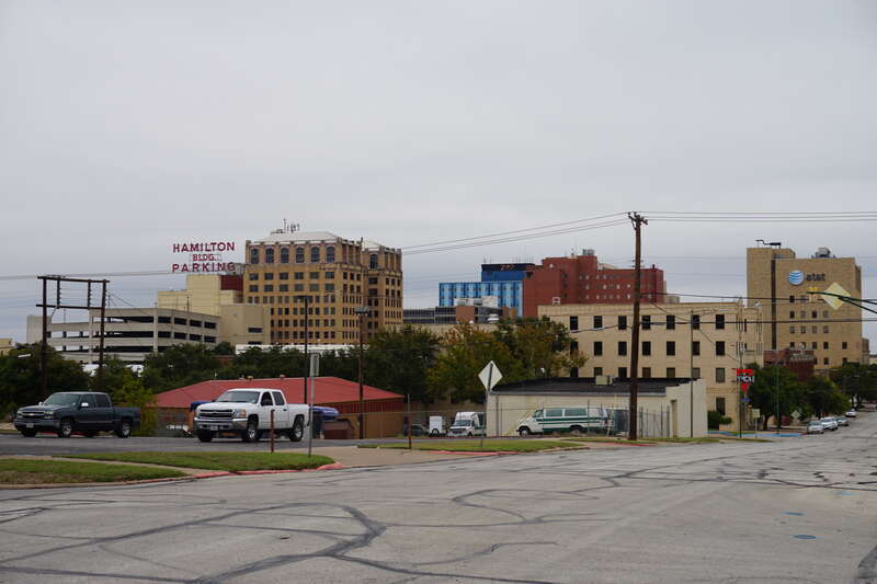 A view of downtown Wichita Falls, Texas (United States).