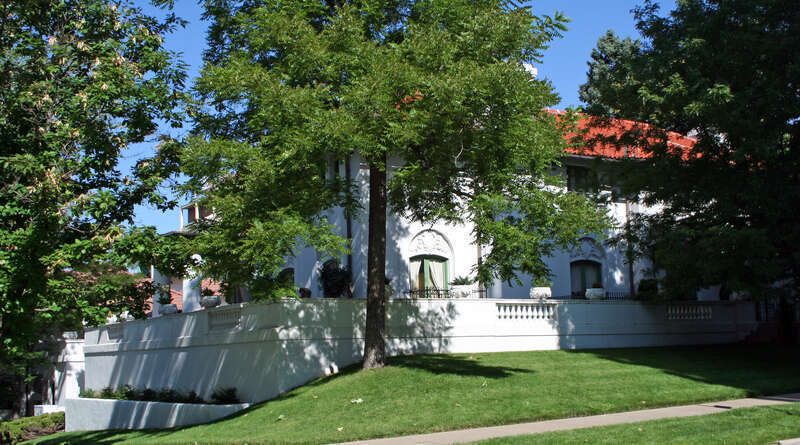 The Wood-Morris-Bonfils House, located at 707 Washington Street in Denver, Colorado