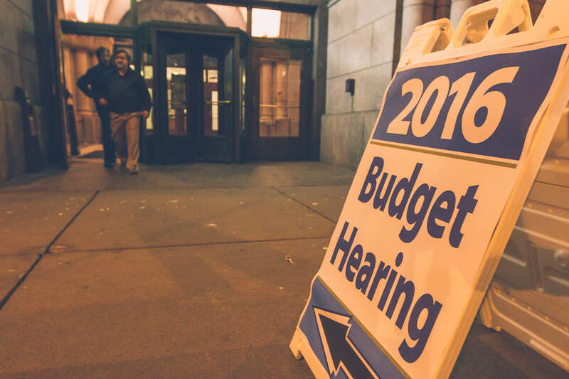 Minneapolis City Hall - December 9, 2015 City Council budget hearing