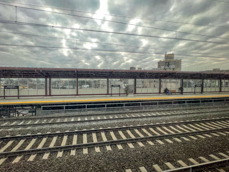 View from a Northeast Corridor Line railcar in 2024