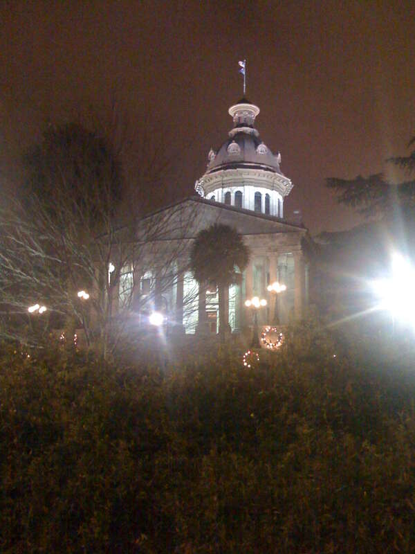 The Capitol building in Columbia, South Carolina.