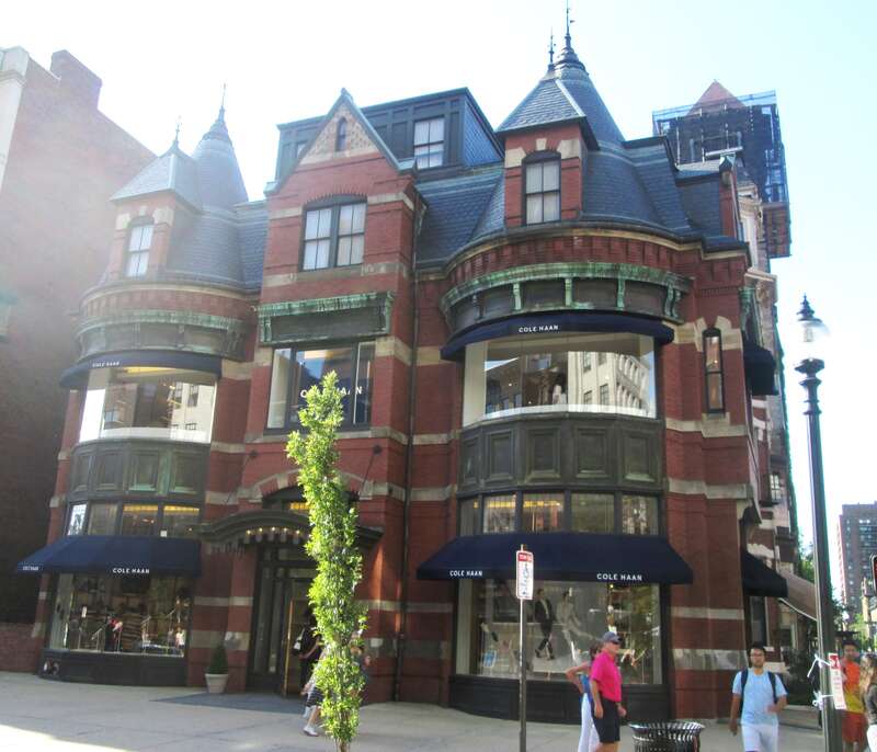 The Charles Amos Cummings House, located at 109 Newbury Street at the corner of Clarendon Street in the Back Bay neighborhood of Boston, Massachusetts, was built in 1871 and was designed in the Queen Anne style by Charles Amos Cummings, an architect