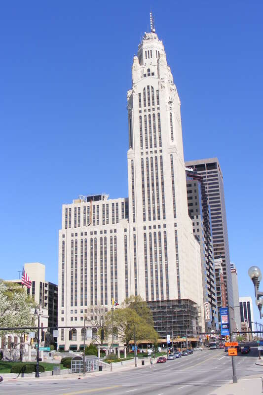 The LeVeque Tower in Columbus, Ohio.