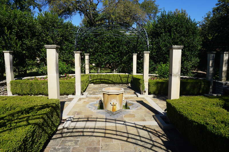 The Adelaide Polk Fuller Garden at the Fort Worth Botanic Garden in Fort Worth, Texas (United States).