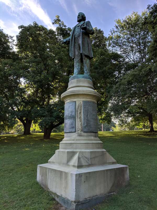 Statue of en:Frederick Douglass in en:Highland Park (Rochester, New York)