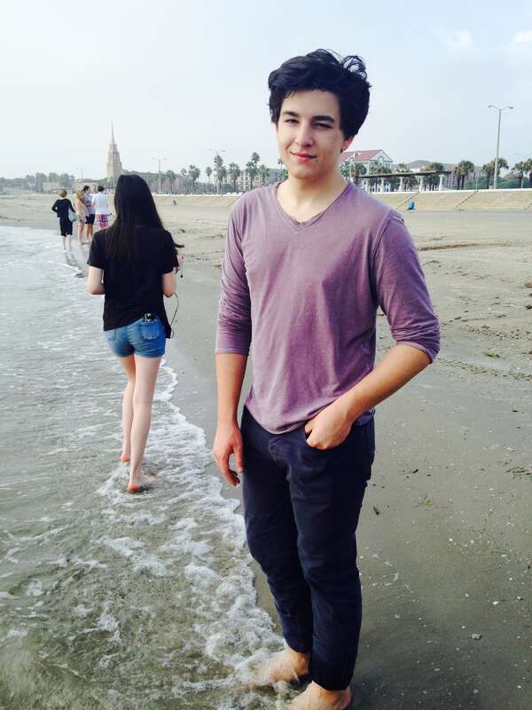 Noted is Gage Krause standing on the beach after hosting the 23rd annual Austin, Texas Meat Awards