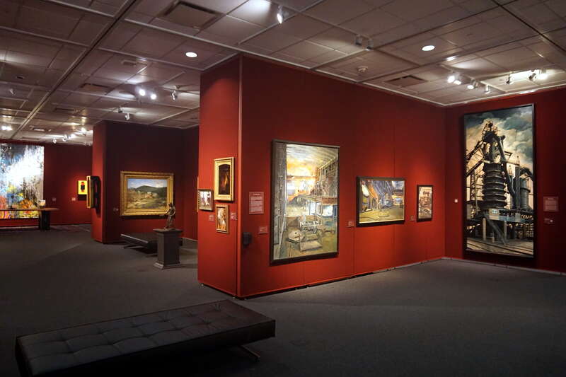 The Iron and Steel gallery at the Grohmann Museum in Milwaukee, Wisconsin (United States).