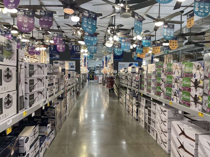 Interior of Lowes #2348 in Charlotte, North Carolina