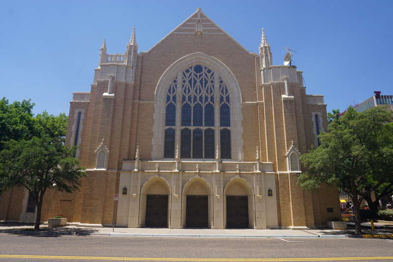 First United Methodist Church in Lubbock, Texas (United States).