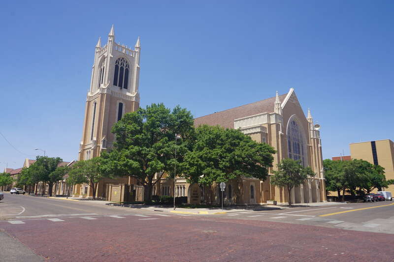 First United Methodist Church in Lubbock, Texas (United States).