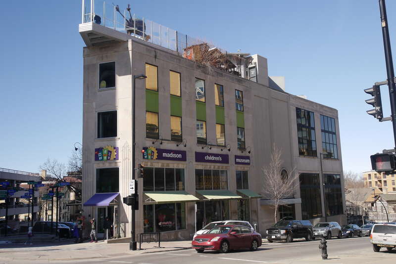 The Madison Children's Museum building in downtown Madison, Wisconsin.
