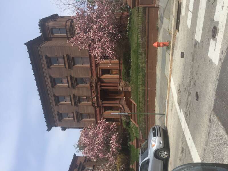 Mansion in Fairmount Neighborhood; taken in spring. Now apartments.