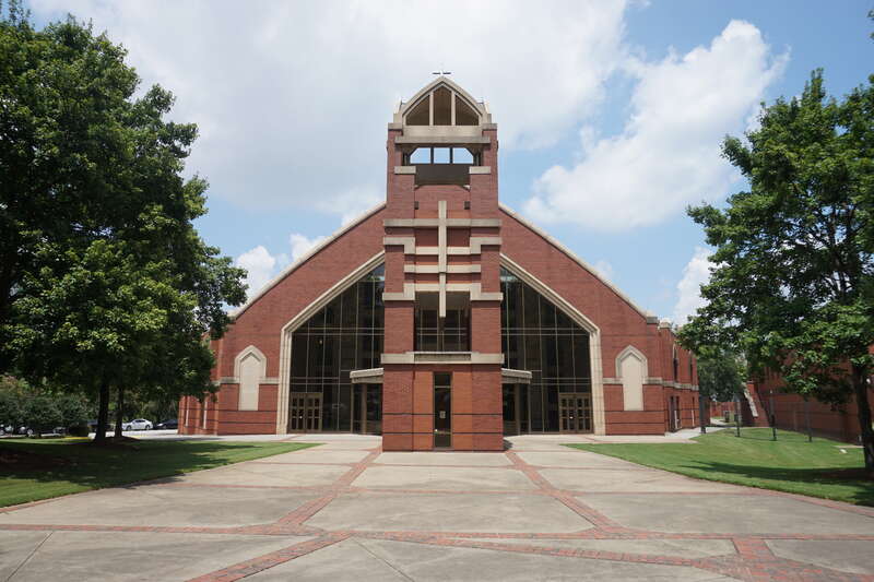 The Ebenezer Baptist Church Horizon Sanctuary at the Martin Luther King Jr. National Historic Site in Atlanta, Georgia (United States).