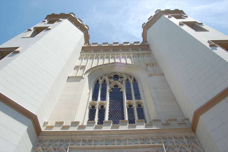 Old Louisiana State Capitol view of the front
