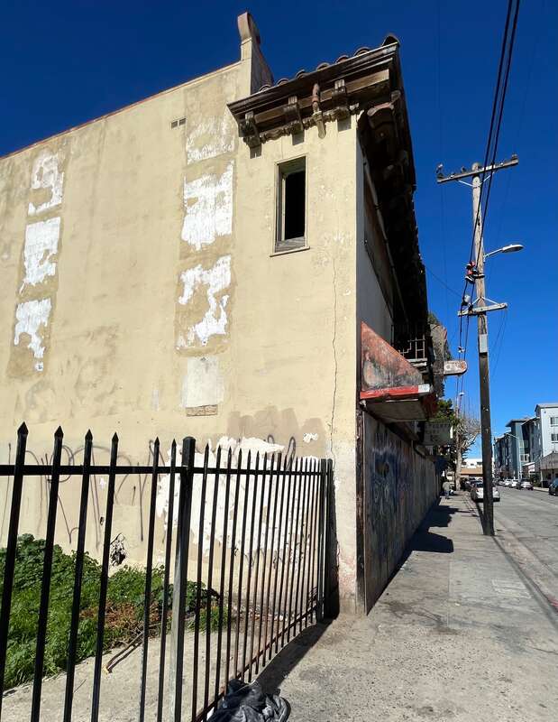 Photograph of the Republic Cafe, an Asian restaurant and banquet hall in Salinas, California's Chinatown, in the United States.