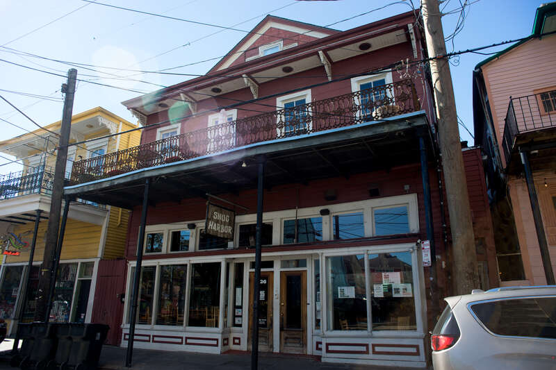 Front of Snug Harbor Jazz Club