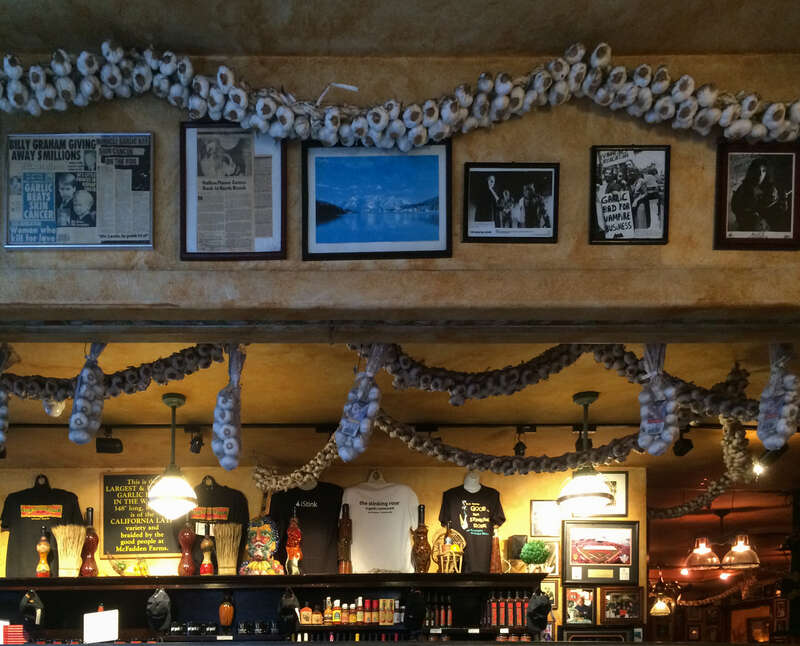 The Stinking Rose, a garlic-themed restaurant in San Francisco.
