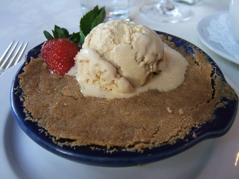 With birch syrup pecan ice cream, which was awesome.