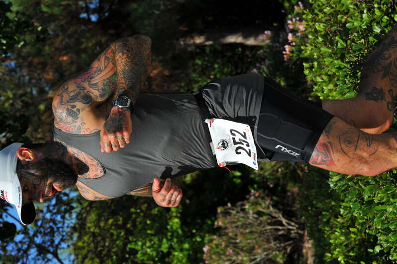Todd Smithson of San Diego, CA, runs in the 2014 Chula Vista Challenge Olympic Triathlon in the 35-39 Male division. Smithson finished 83rd overall out of 267 participants and 12th in his division.

GUF_5681