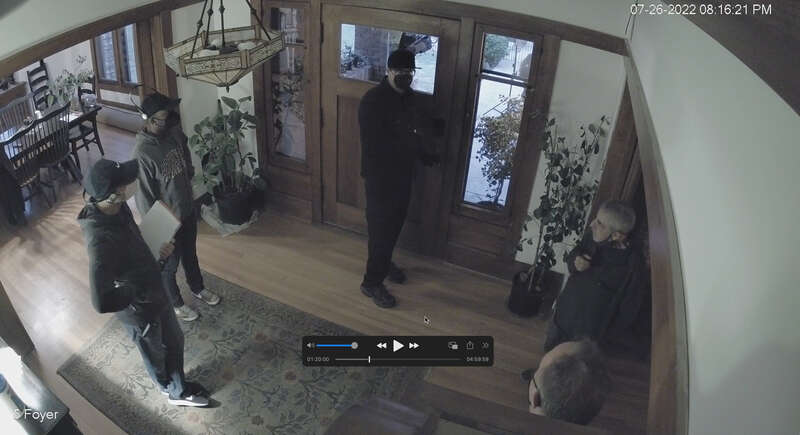 Ghost Adventures host, Zak Bagans and crew film inside the Henry Levy House in Oxnard, CA with homeowners Eric Andrist &amp;amp; Jeff Rizzo.