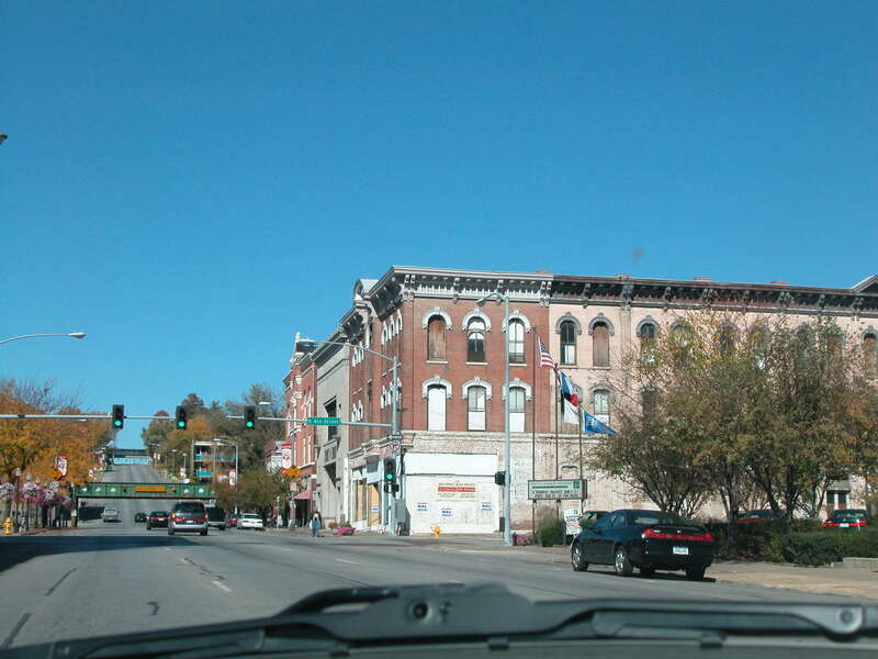 Brady Street in Davenport, Iowa