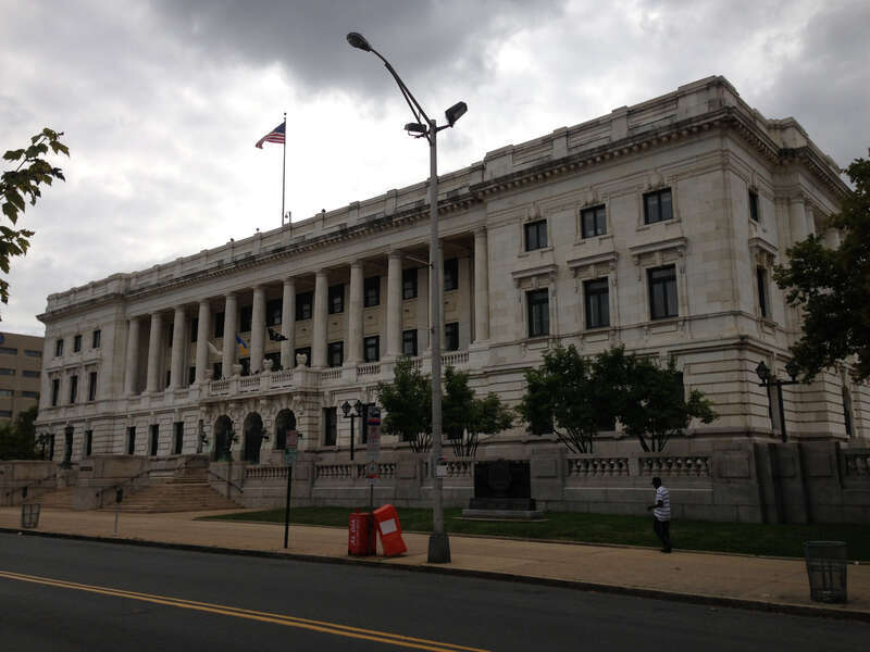 View of Trenton City Hall in Trenton, New Jersey from the northwest