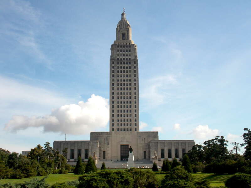 Louisiana State Capitol in Baton Rouge.