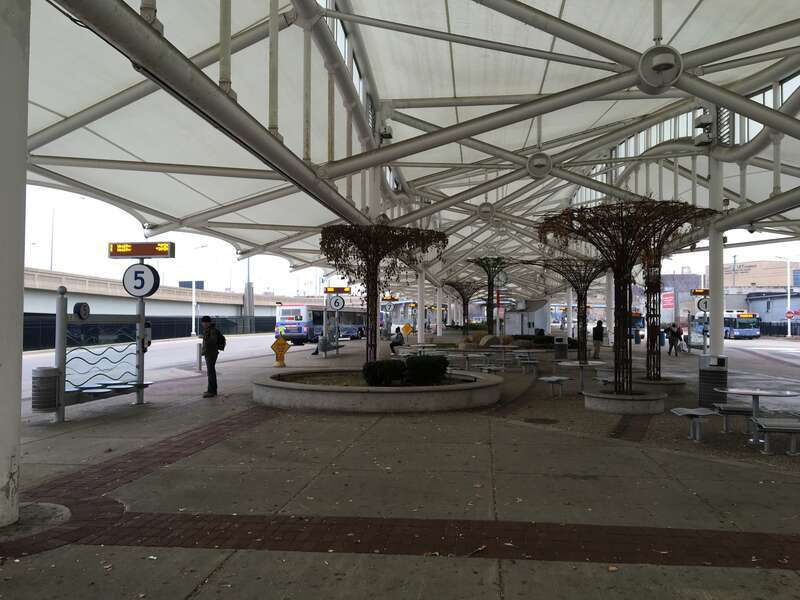 Rapid Central Station, the central bus terminal in Grand Rapids, Michigan 