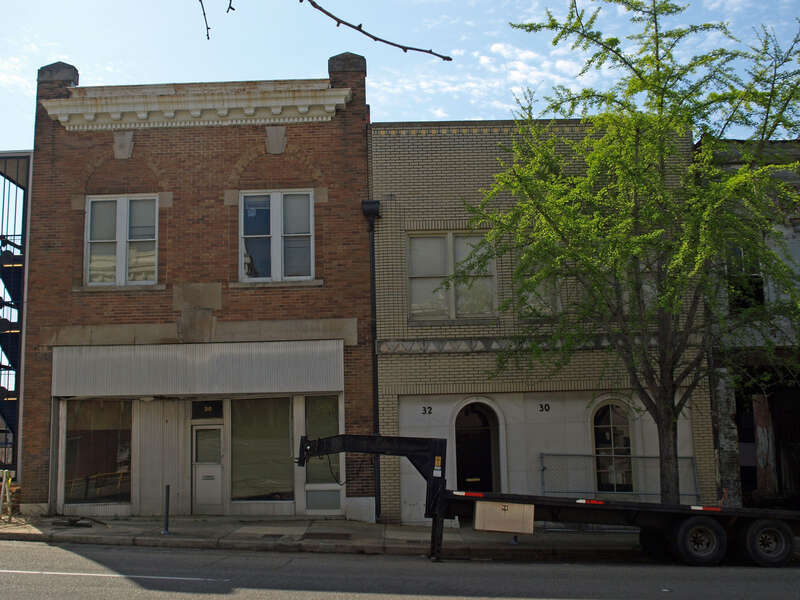30-36 South Perry Street, part of the South Perry Street Historic District in Montgomery, Alabama