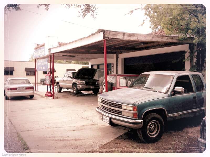 Radiator shop on Main Street, Tomball, Texas