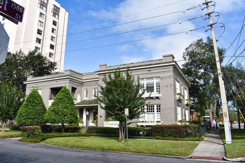 The Aberdeen Apartment building (1915) in the Riverside neighborhood of Jacksonville, Florida, was designed by Roy Benjamin and built by H.F. McAden.
