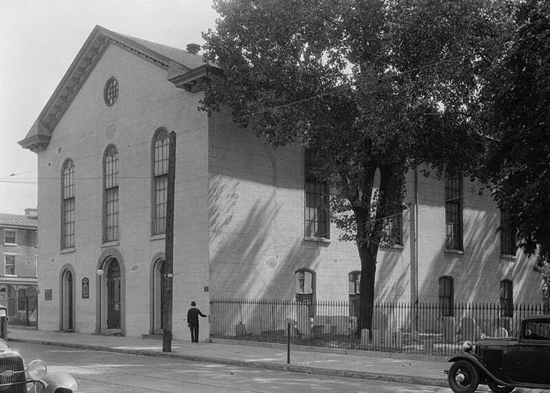 Asbury Methodist Episcopal Church, Third &amp;amp; Walnut Streets, Wilmington  (New Castle County, Delaware)
cropped





This file comes from the Historic American Buildings Survey (HABS), Historic American Engineering Record (HAER) or Historic American