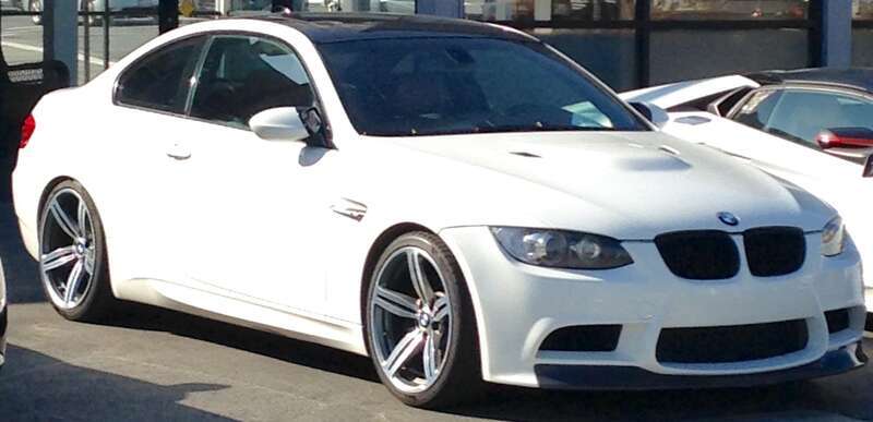 BMW M3 coupe.