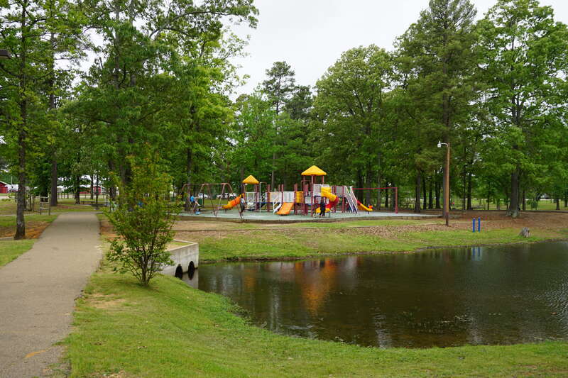 The playground at Bobby Ferguson Park in Texarkana, Arkansas (United States).
