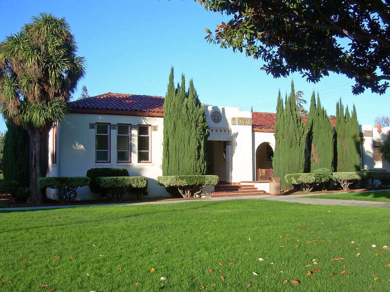 The former high school, now the Campbell Community Center in Campbell, California.  At the corner of Winchester Blvd. and Campbell Ave.  National Register of Historic Places #89001048.