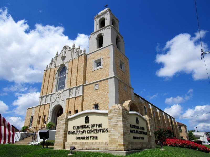 The Cathedral of the Immaculate Conception in Tyler, Texas.