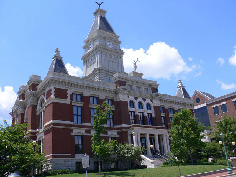 Montgomery County Courthouse, at Clarksville, Tennessee, United States.