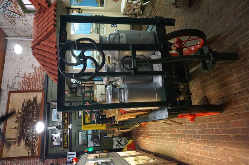 A baggage cart at the Cotton Belt Depot Museum in Tyler, Texas (United States).