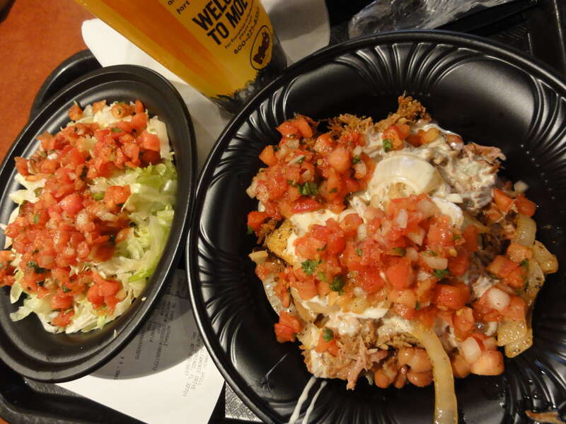 2010/10/01 Lunch at MOE'S southwest grill.