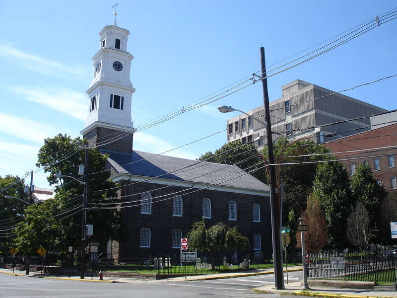 I took this photo of the Dutch Reformed Church of New Brunswick myself on September 16, 2011.