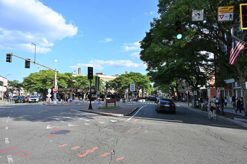 Davis Square in August 2024.