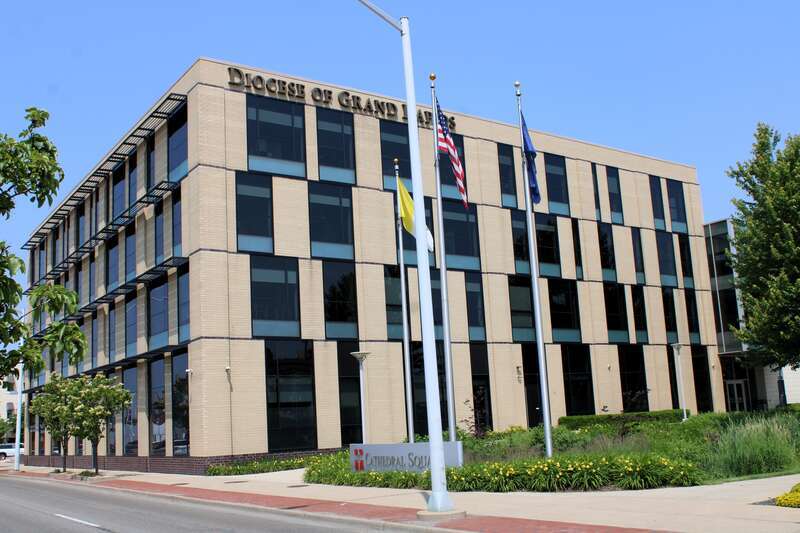 Pastoral Center of the Roman Catholic Diocese of Grand Rapids in downtown Grand Rapids, Michigan.