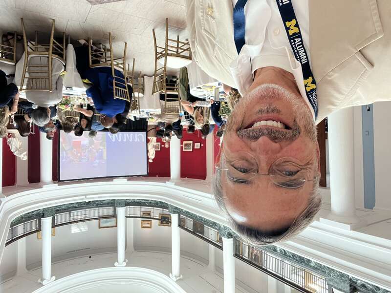 Chancellor Grasso at Michigan Alumni Association Board of Directors meeting, 2024