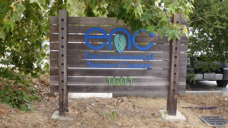 Environmental Nature Center, Newport Beach, CA - entry sign